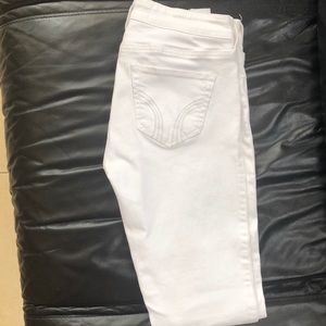 White hollister jeans